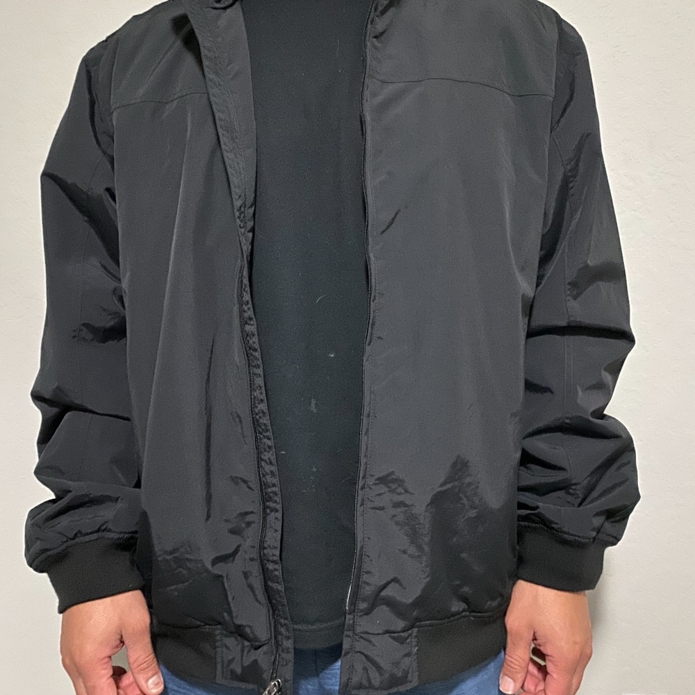 Mens black winter jacket